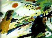 Wassily Kandinsky romantic landscape oil on canvas